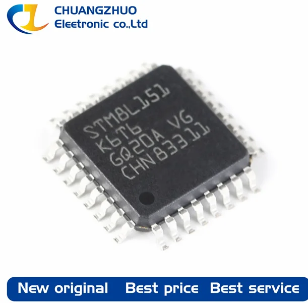 

Новые оригинальные микроконтроллеры STM8L151K6T6 8 30 32 КБ 16 МГц (7x7), 1 шт.