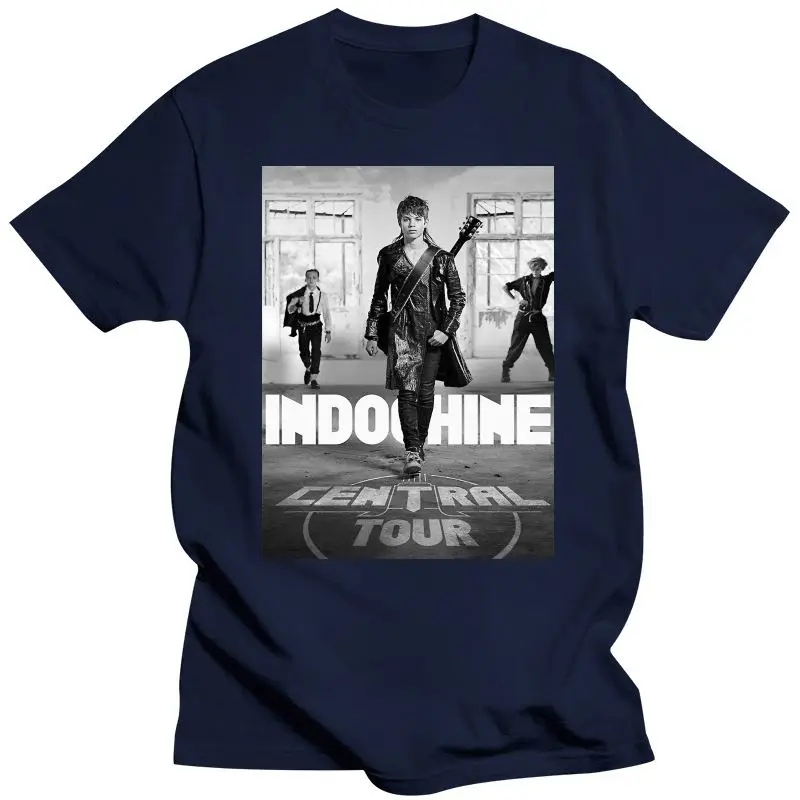 

Mens Clothing Men WomenTShirt Indochine Central Tour Classic T-Shirt Bl Black(1)