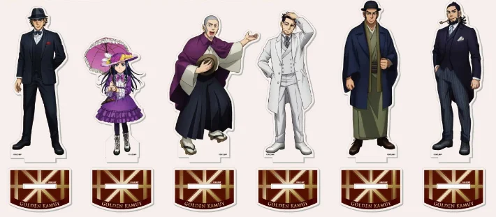 Золотой камуй сугимото саичи тазуруми токуширо косплей аниме модель персонажа искусственная игрушка орнамент