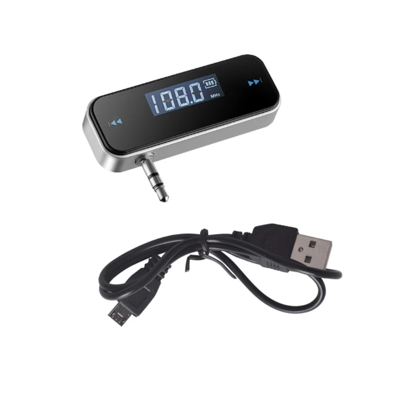 

MP3 MusicAudio FM Transmitter Handsfree AudioAdapter for AndroidiOS Devices K0AF