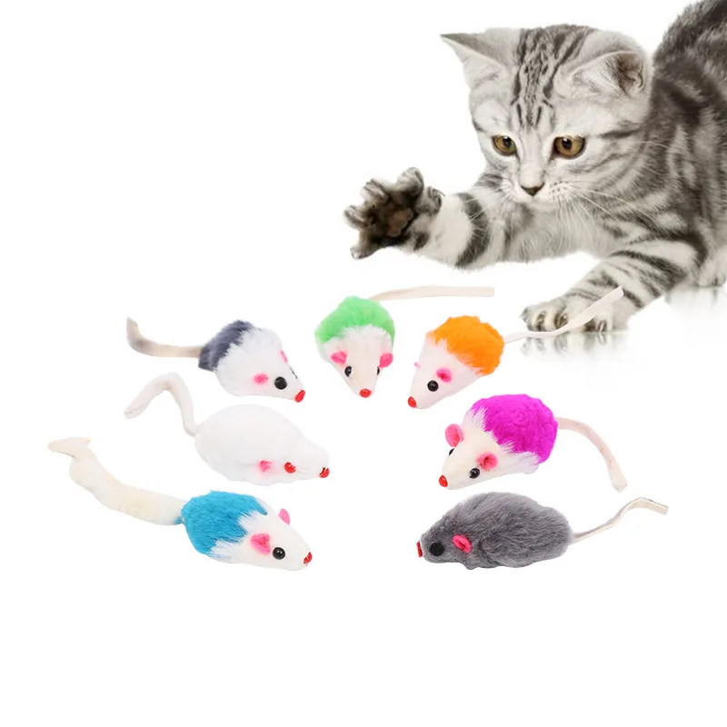 

Игрушка-кошка плюшевая для кошек, 12 шт.
