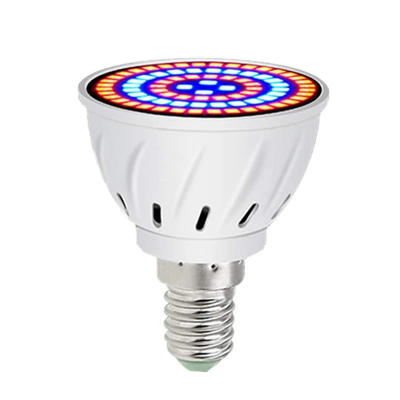 

Grow Light Bulb 60 Leds Plant Lights Full Spectrum For Indoor Plants Succulents Garden Flowers,E14,220V