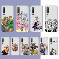 fhnblj jojos bizarre adventure jojo anime phone case for redmi note 5 7 8 9 10 a k20 pro max lite for xiaomi 10pro 10t