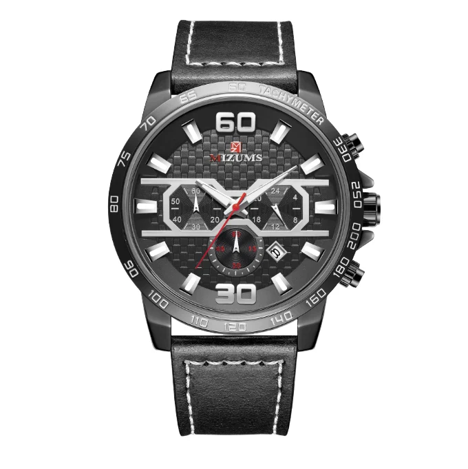 Новинка 2024 Модные мужские кварцевые часы для отдыха и бизнеса водонепроницаемые