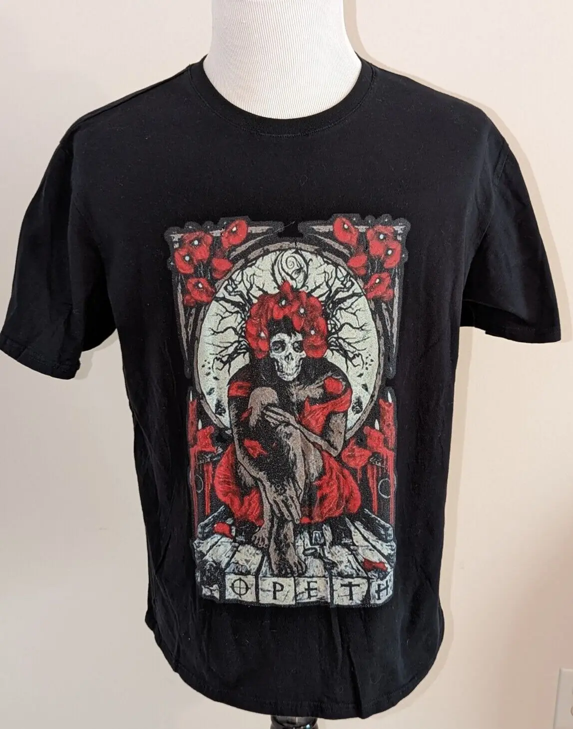 Мужская черная футболка с коротким рукавом Opeth Haxprocess Размер 2XL XXL