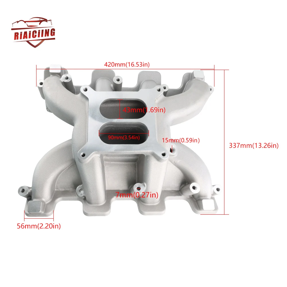 skspeed EZKIT LS Carb Conversion Holley 300-130 Dual Plane Intake/MSD 6014 Коробка Автомобили Детали двигателя