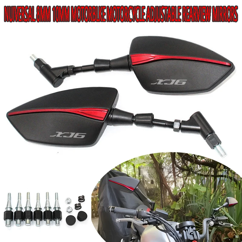 Подходит для XJ6 XJ6F XJ6N XJ 6 6F 6N DIVERSION 10 мм регулируемое зеркало заднего вида мотоцикла