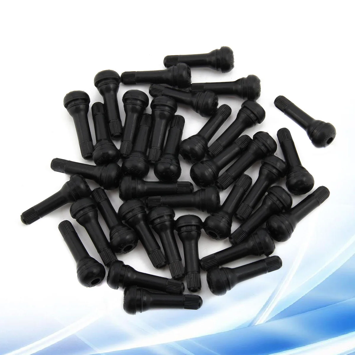 

TR414 Rubber Snap- in Tire Stem for Car Trunk Motorcycle Car Accessories Black