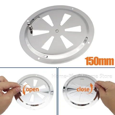 2 шт., нержавеющая сталь 316, лодка, морская круглая воздушная жалюзи, вентиляционная решетка, вентиляционная решетка с жалюзи, крышка боковой ручки, открытие