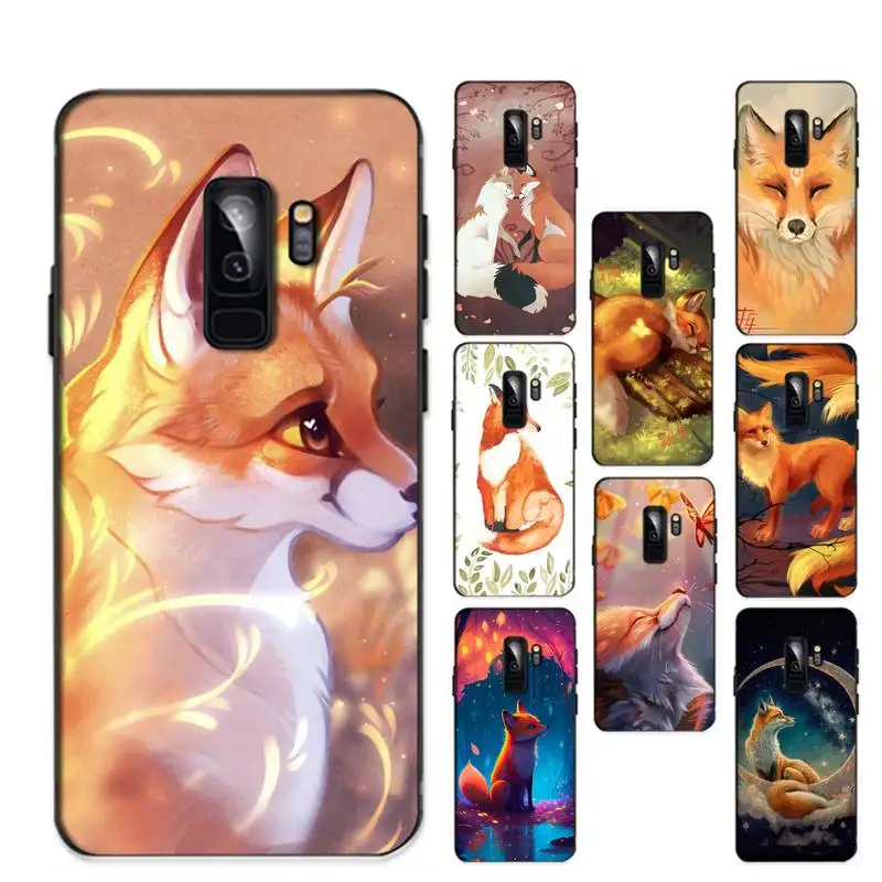 

RuiCaiCa Cute Fox In Autumn Phone Case For Samsung Galaxy S 20lite S21 S21ULTRA s20 s20plus for samsung S 21plus 20UlTRA capa