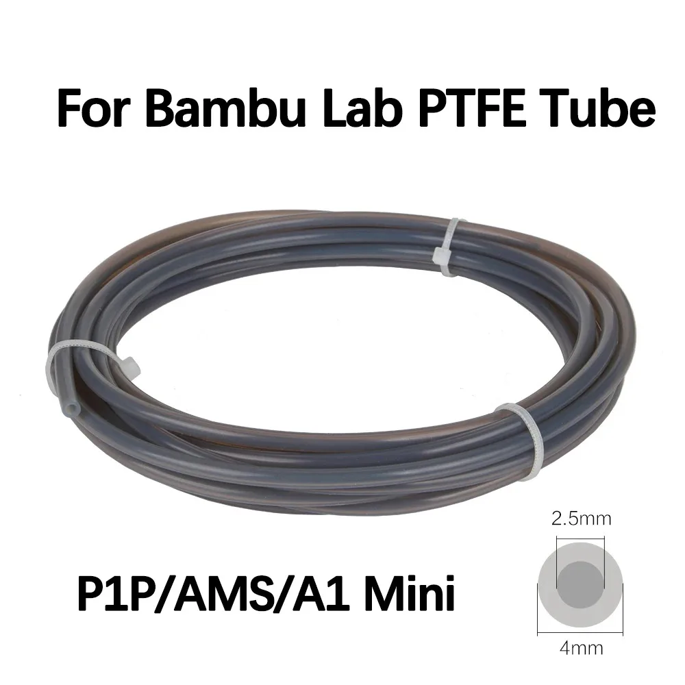 Трубка тефлона для 3D-принтера Bambu Lab P1P AMS A1