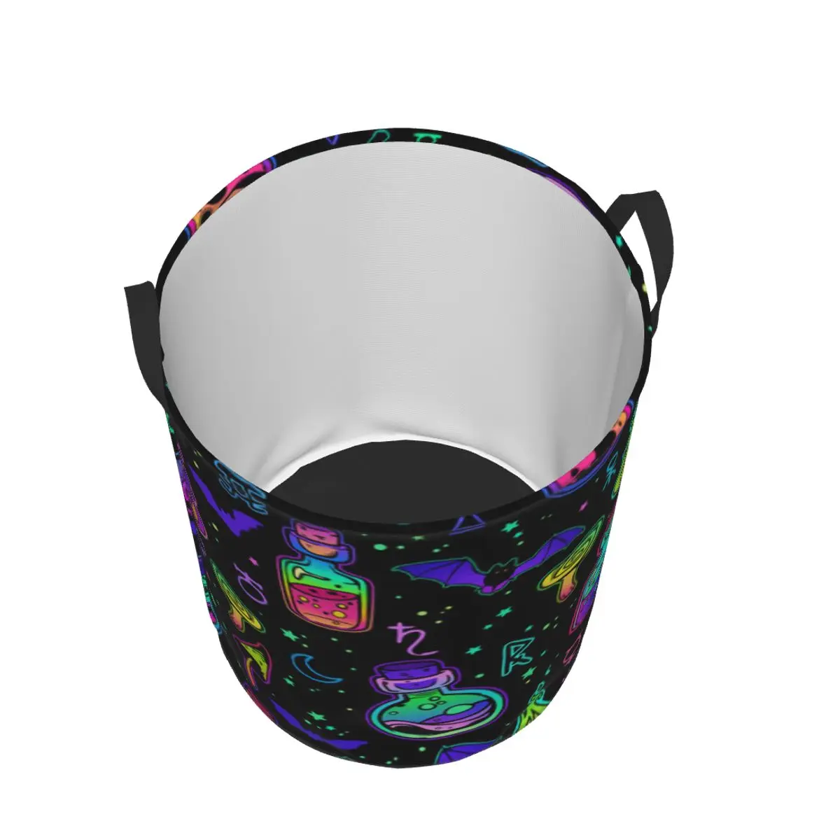 Корзина для белья волшебная тема круглая корзина хранения складная органайзер