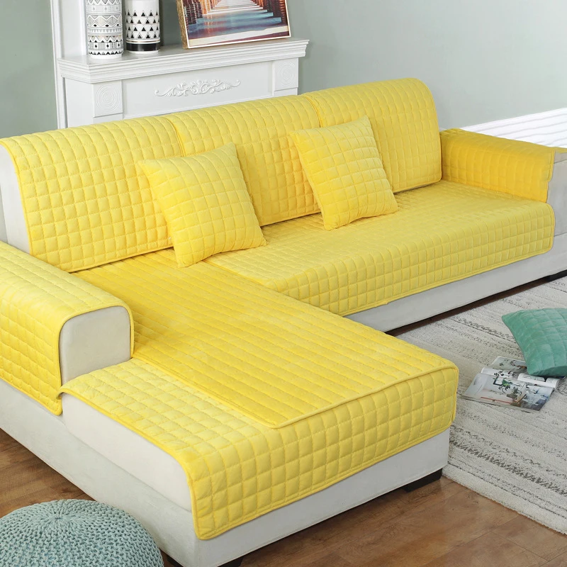 

Thicken Plush Sofa Cover Soft Sofa Towel for Living Room L Shape Corner Sofa Cover Universal Sofa Chaise Cover Lounge Towels