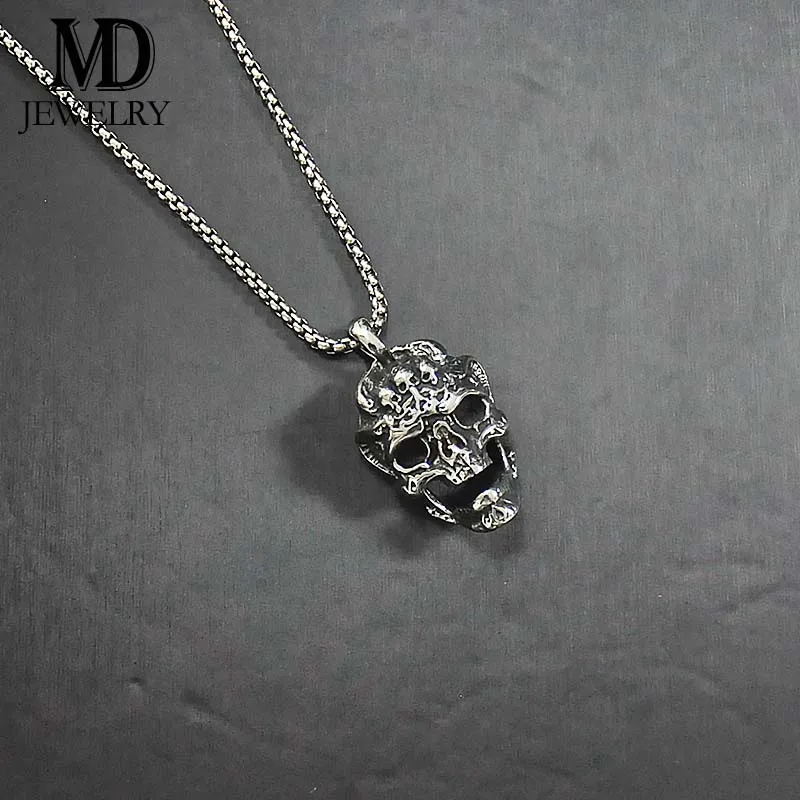 

Ожерелье из титановой стали для мужчин и женщин, колье с кулоном в стиле хип-хоп, Креативные аксессуары, Подарочная бижутерия