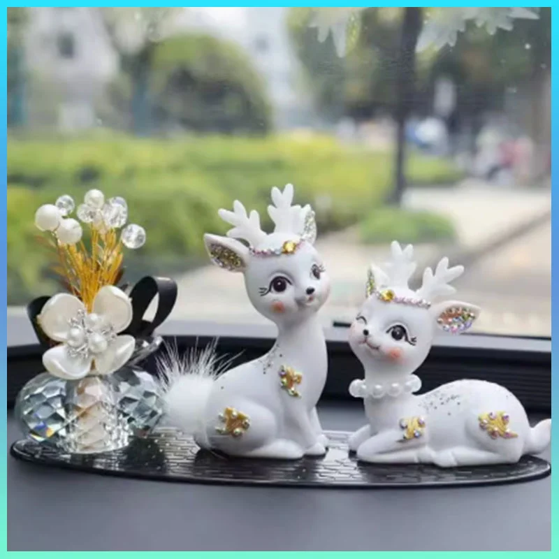 Новинка 2024 онлайн-автомобильные украшения со знаменитостями Bon Voyage олень