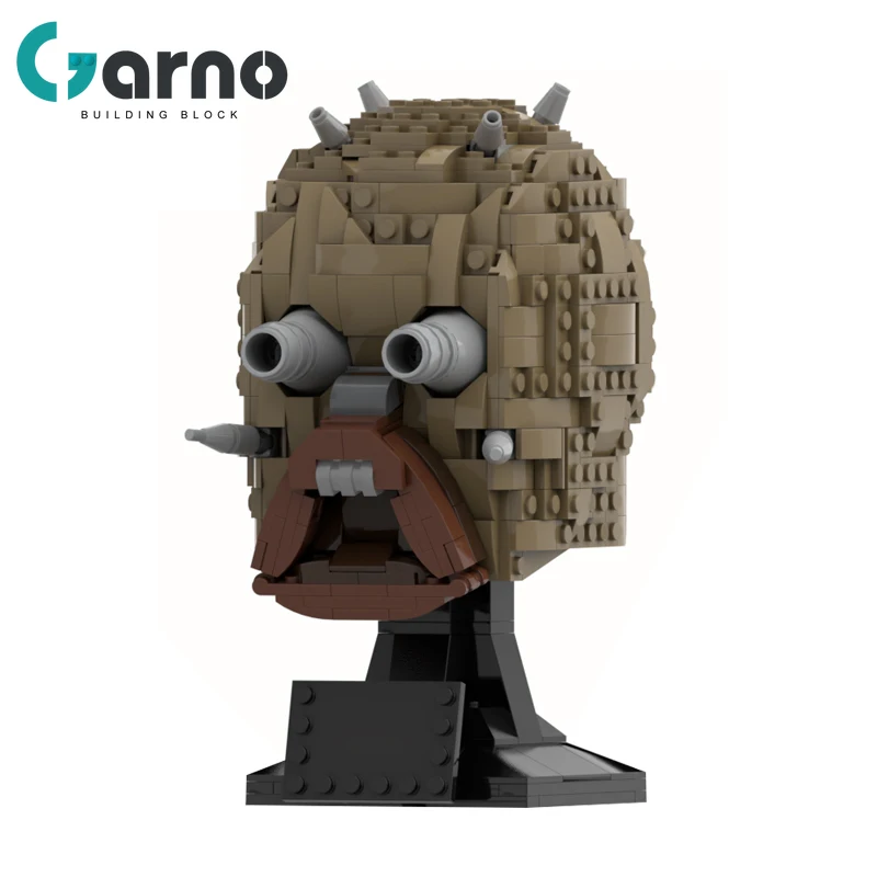 

Moc Space War Tusken Raidering Hit Movie Helmet Set Building Block Model Action Figure Construction Set for Boys Toys Gift