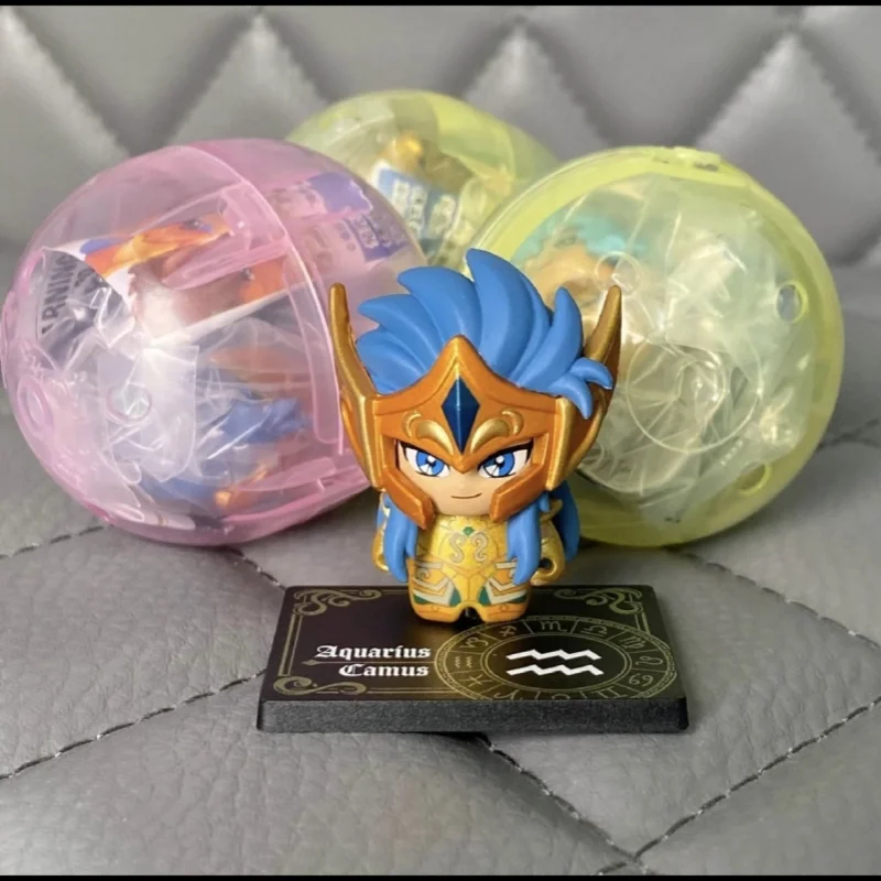 Фото Коллекционная мини-фигурка Bandai Saint Seiya Gold Cloth Myth Gashapon: Доко, Айолос, Мило – декоративное украшение для любителей аниме №5