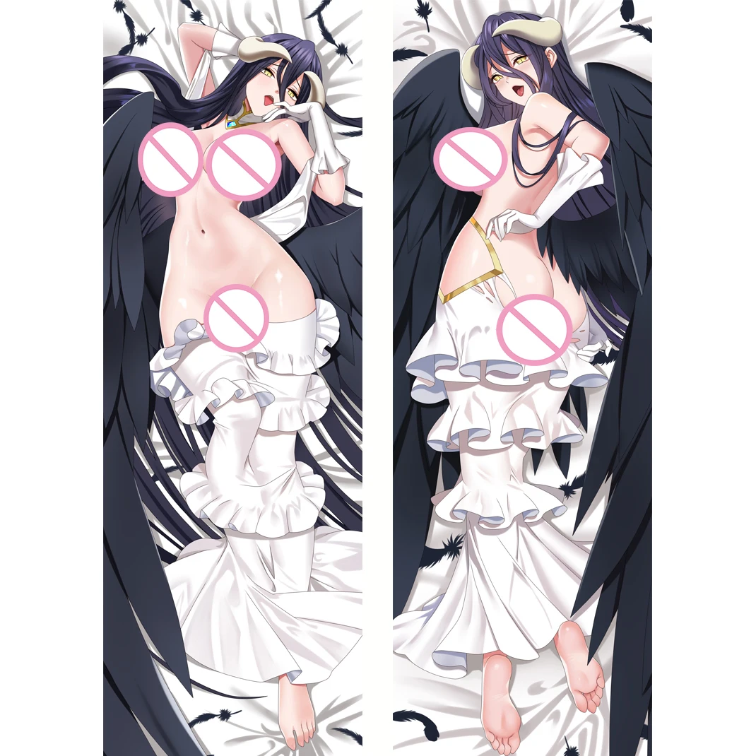 

アルベド albedo Dakimakura Аниме Подушка Чехол перегрузка двухсторонний принт в натуральную величину наволочка подарки могут быть изготовлены на заказ