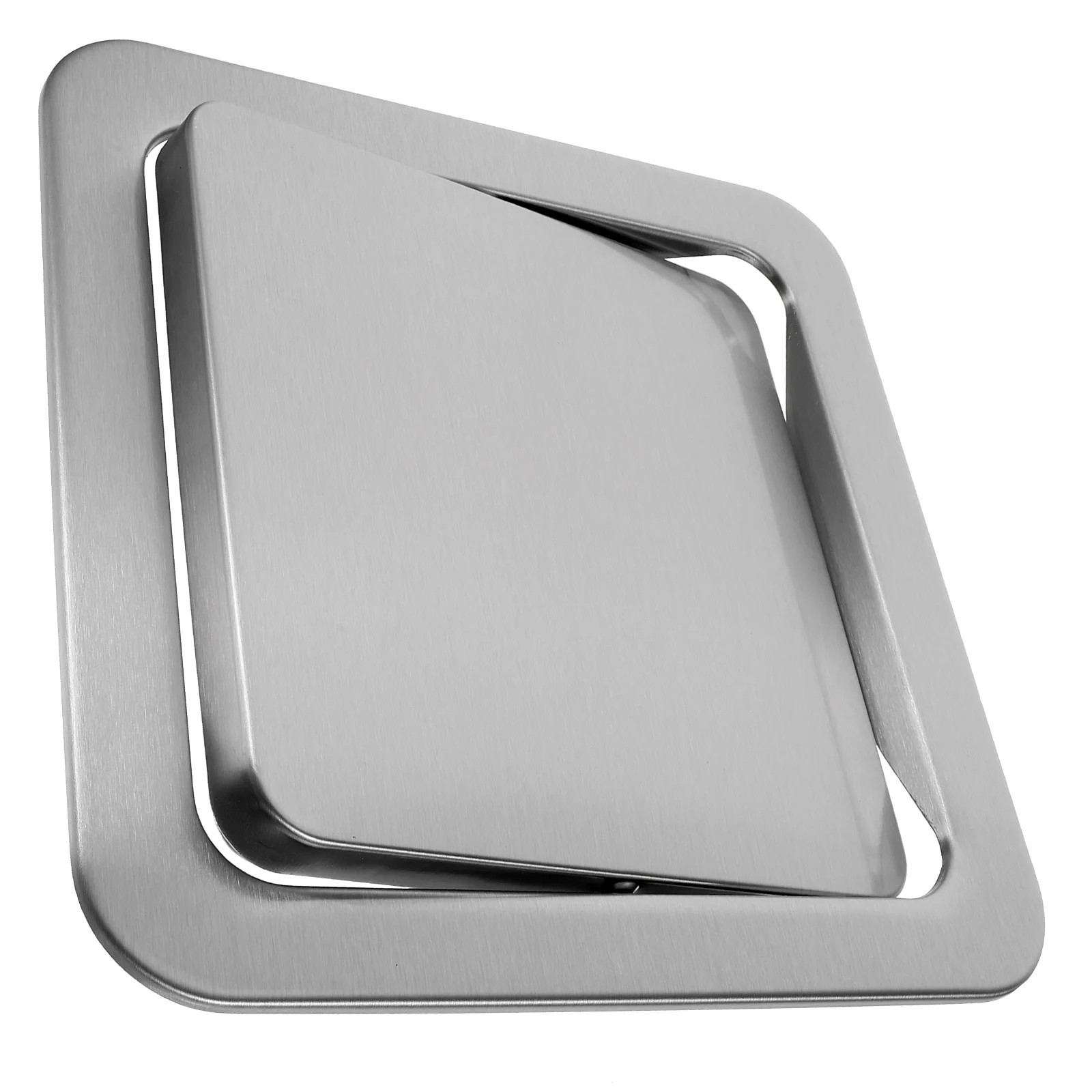 

Built-in Flap Garbage Can Cover Trash Kitchen Accessory Embedded Type Bin Bathroom Countertop Lid Concealed Tabletop Recessed