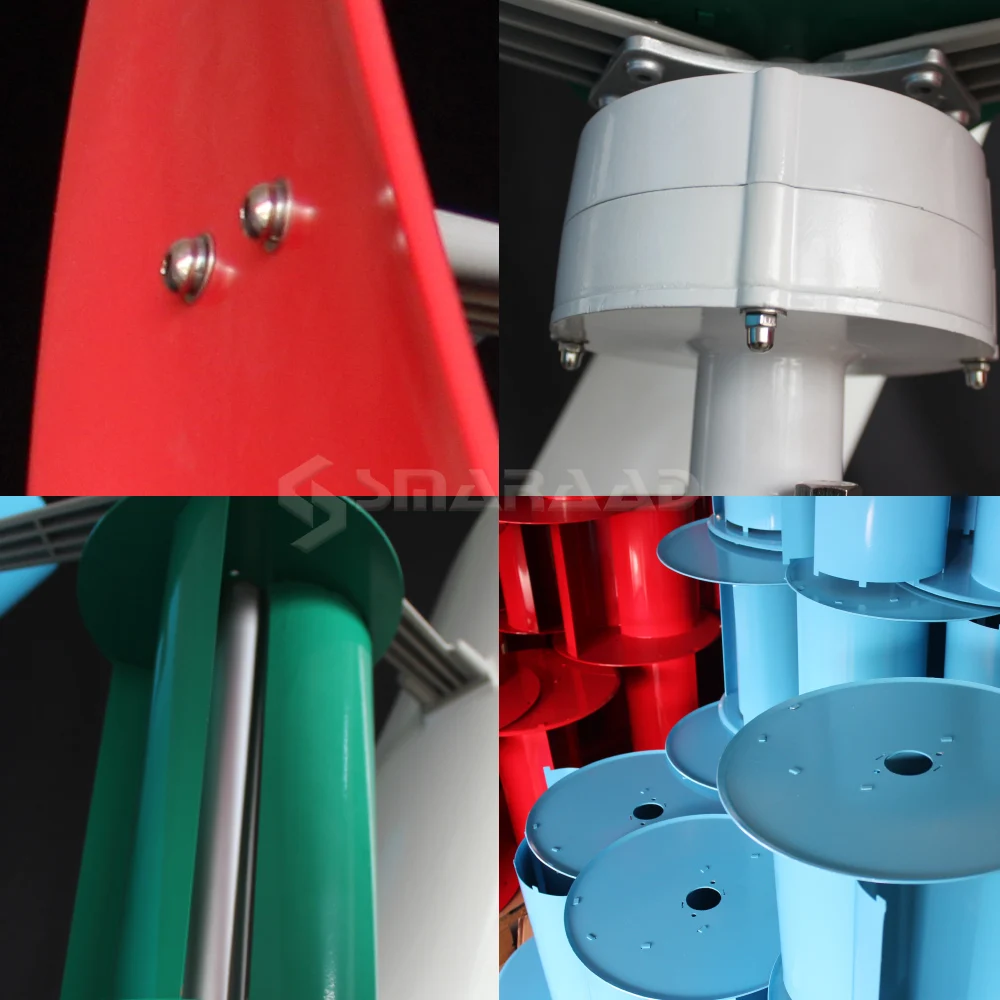 Ветряная мельница с реальной эффективностью без энергии 1 кВт 220 12 В 24