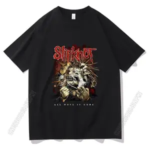 Imported 2021 New Prepare For Hell Tour Tshirt Heavy Metal Tees 100% Cotton Man Tops Mens Rock Band T-Shirt M