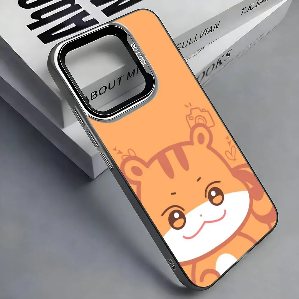 Милый цветной чехол A-ANITEEZS с серебристой задней панелью для iPhone 17 16 15 14 13 12 11 Plus Pro Max Plus (art.: 3920dc75a42f4) - 3920dc75a42f4