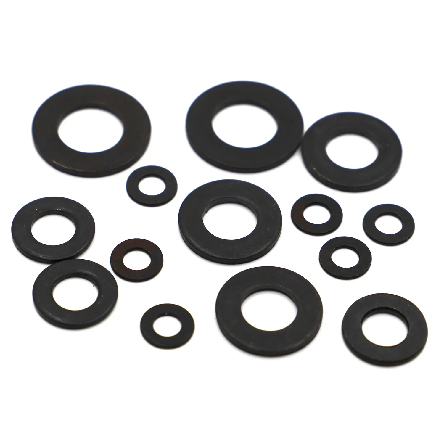 

M2 M2.5 M3 M4 M5 M6 M8 M10 M12 M14 M16 M20 M22 M24 GB97 DIN125 8.8 Carbon Steel Flat Washer Plain Gasket Pad For Screw Bolt