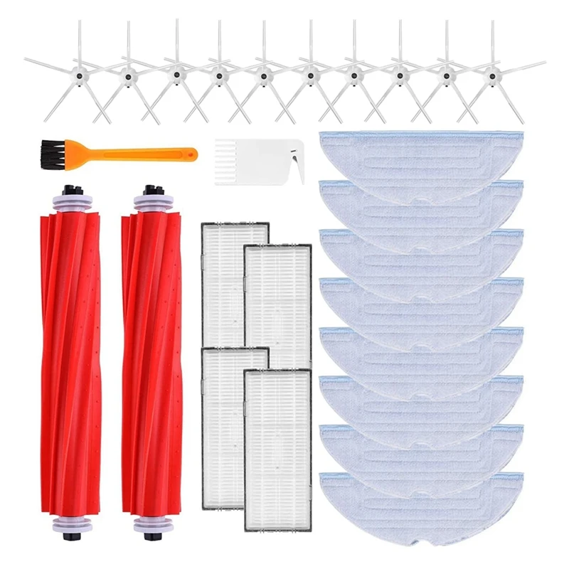 

For Xiaomi Roborock S7 S70 S7max T7S T7S Plus Main Side Brush Hepa Filter Mop Cloth Vacuum Cleaner Parts