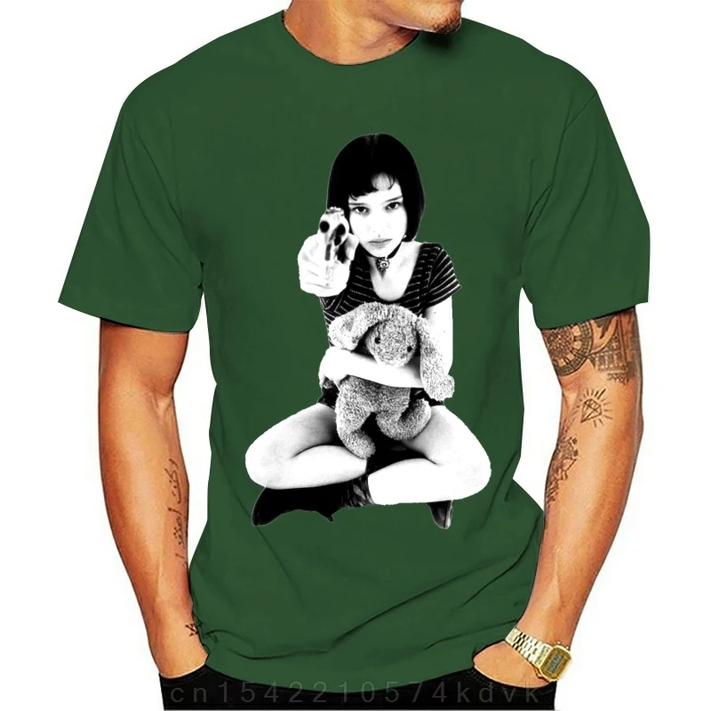 Футболка Leon Matilda с забавным принтом из 100% хлопка для мужчин и женщин