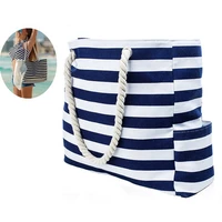 beach bag pool tote bag waterproof phone case rope handles top magnet clasp outside pockets multi purpose storage travel bag