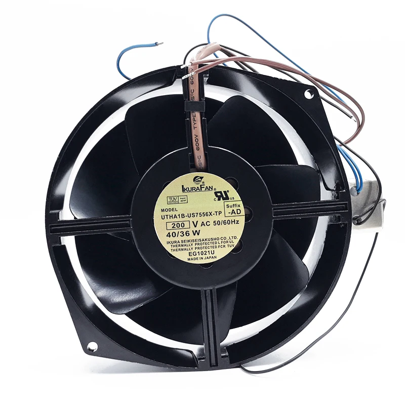 172*150*55 Япония Yura IKURA UTHA1B-US7556X-TP 200V вентилятор с датчиком