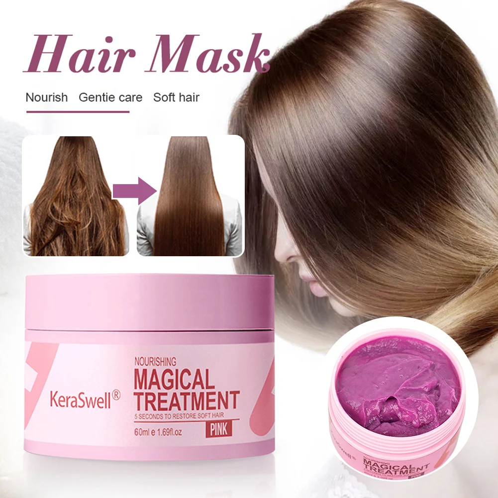 60 мл маска для волос глубоко Увлажняющая восстанавливающая Уход за волосами
