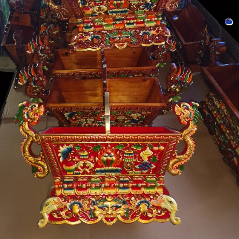 Тибет Домашний Отель Настольные Украшения Молитва Ма Твердая Дерева