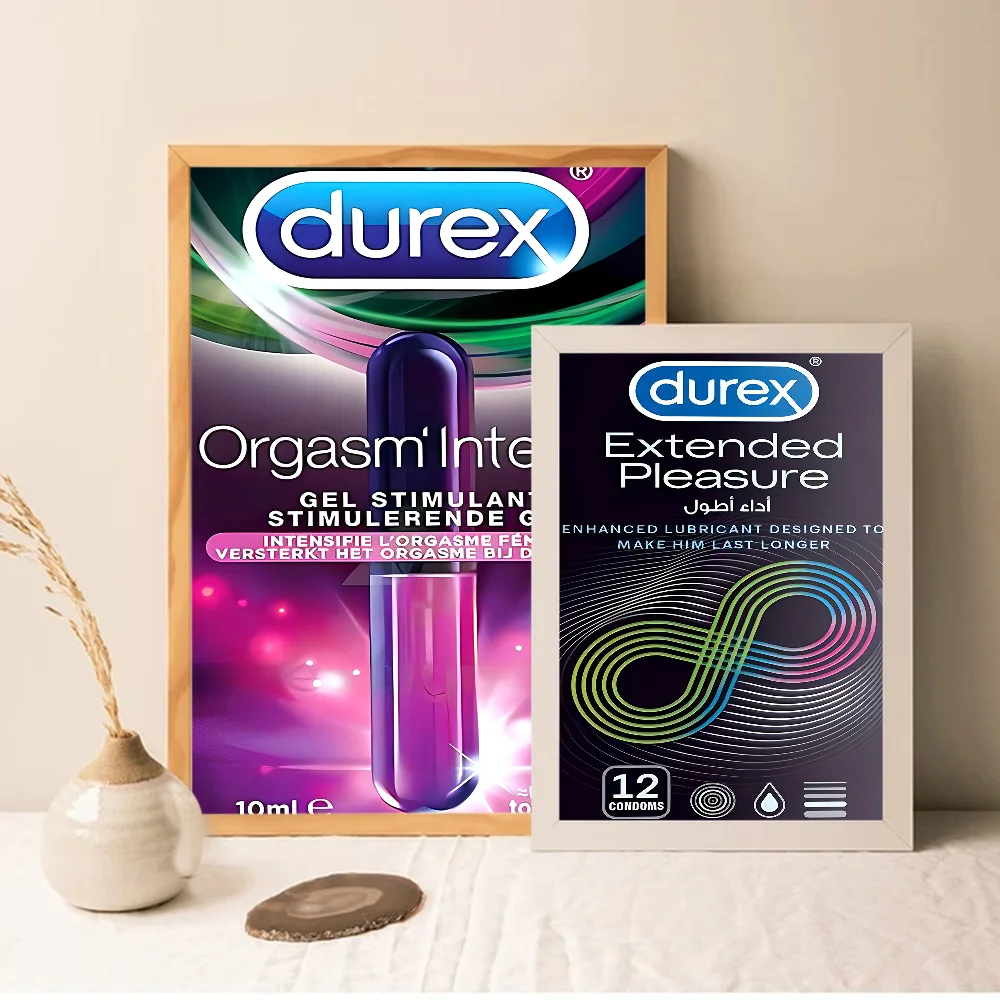 Sexy Condom Brand D-Durexes Good Quality Prints And Posters Whitepaper Artwork Wall Decor