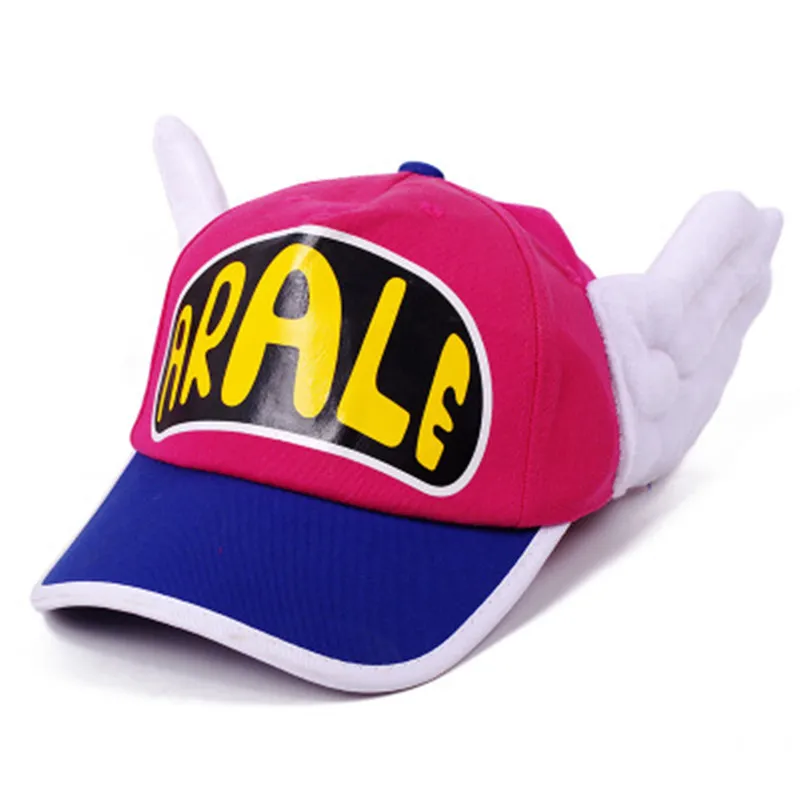 Аниме милая подсветка Dr.Slump Косплей Arale Cap Sweet Angel Wings шляпы Хлопковые бейсболки