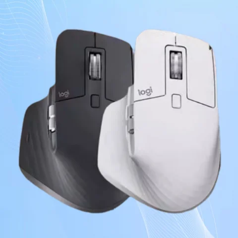 Беспроводная Bluetooth-мышь Logitech MX Master 3S, Bluetooth 2,4G, малошумная эргономичная мышь для игровых ноутбуков, аксессуары