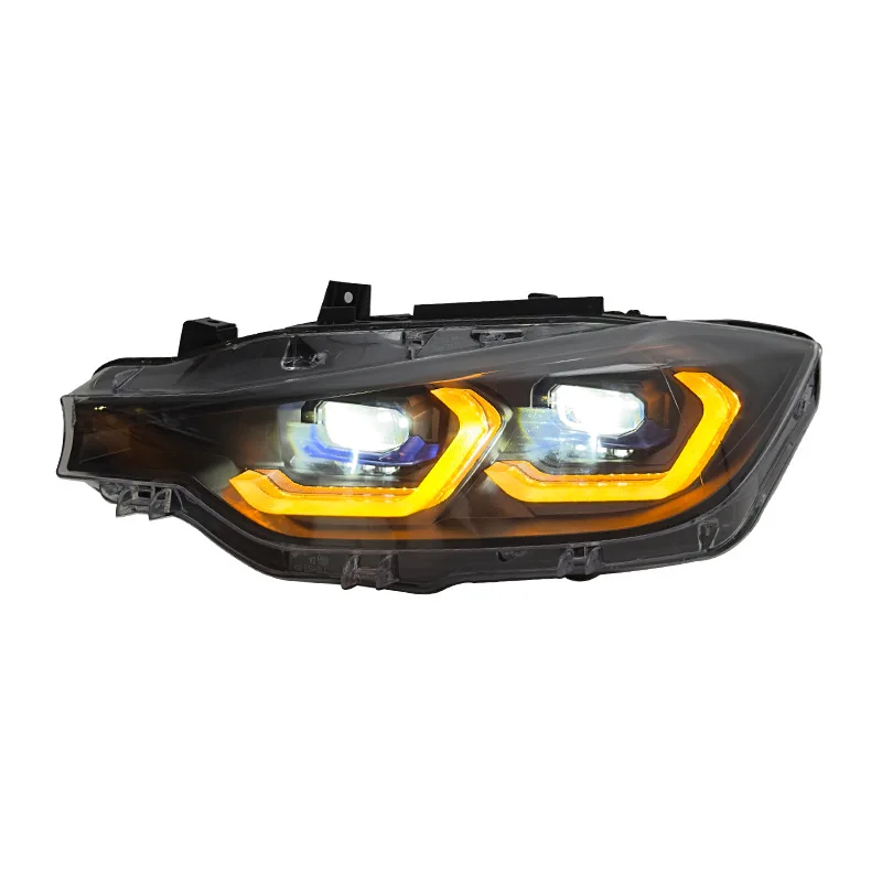 Для BMW 3 серии F30 F35 2013-2015 2016 2017 2018 светодиодные фары DRL Angel Eye проектор линзы автомобильные ксеноновые лампы аксессуары (art.: 3920d08fb2127) - 3920d08fb2127