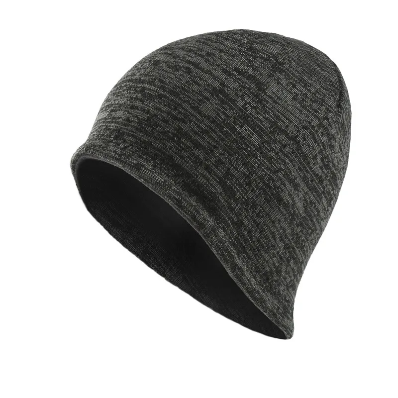 

Men's Trendy Warm Ski Beanie Hat Women's New Outdoor Fashion Double-Sided Wearable Thick Autumn And Winter Knitted Pullover Hat