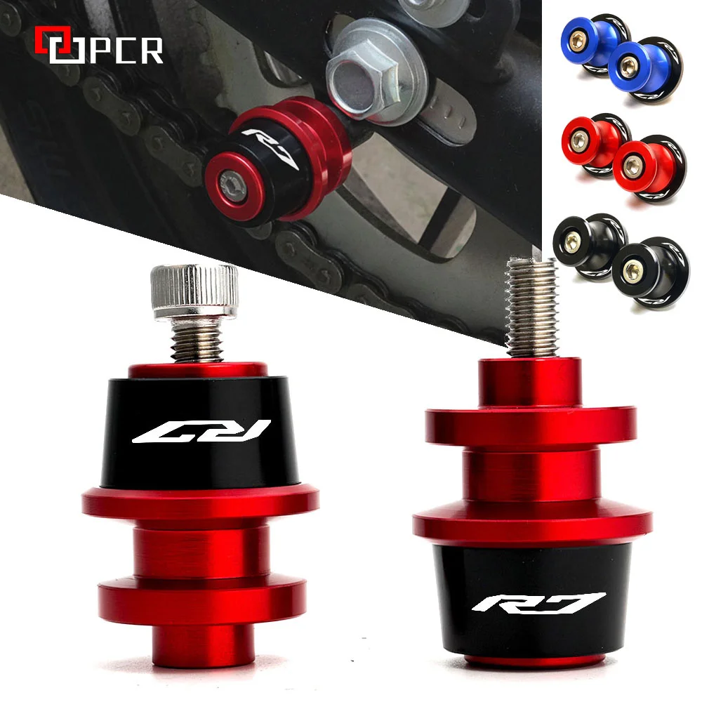 

Motorcycle 6MM CNC Swingarm Spools Stand Screws Slider For Yamaha yzf r7 YZF-R7 2020-2021