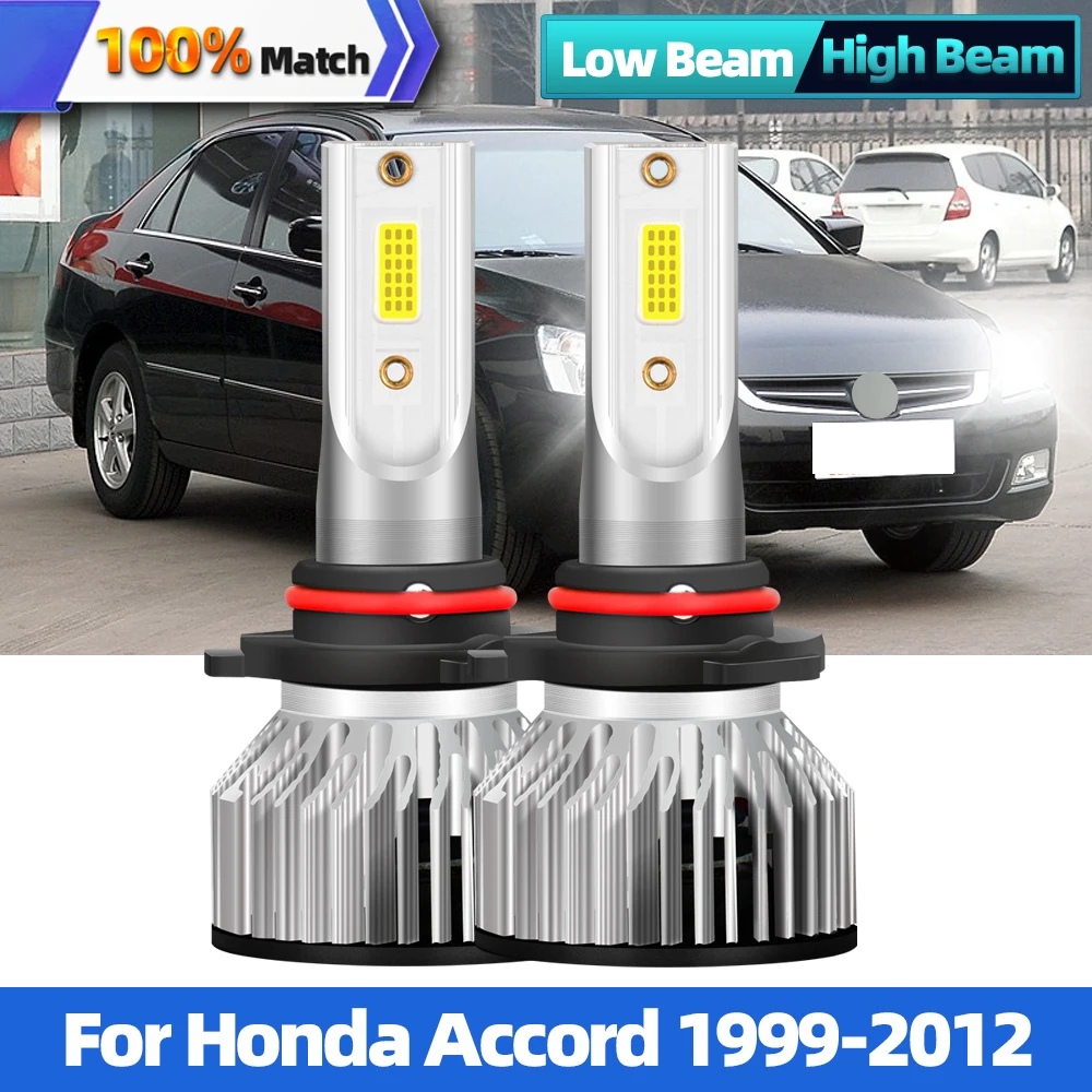 

2PCS Turbo Auto Led Headlight 12V 6000K 12000LM Lamp 9005 HB3 9006 HB4 Auto Led Headlamps Bulb For Honda Accord 1999-2012
