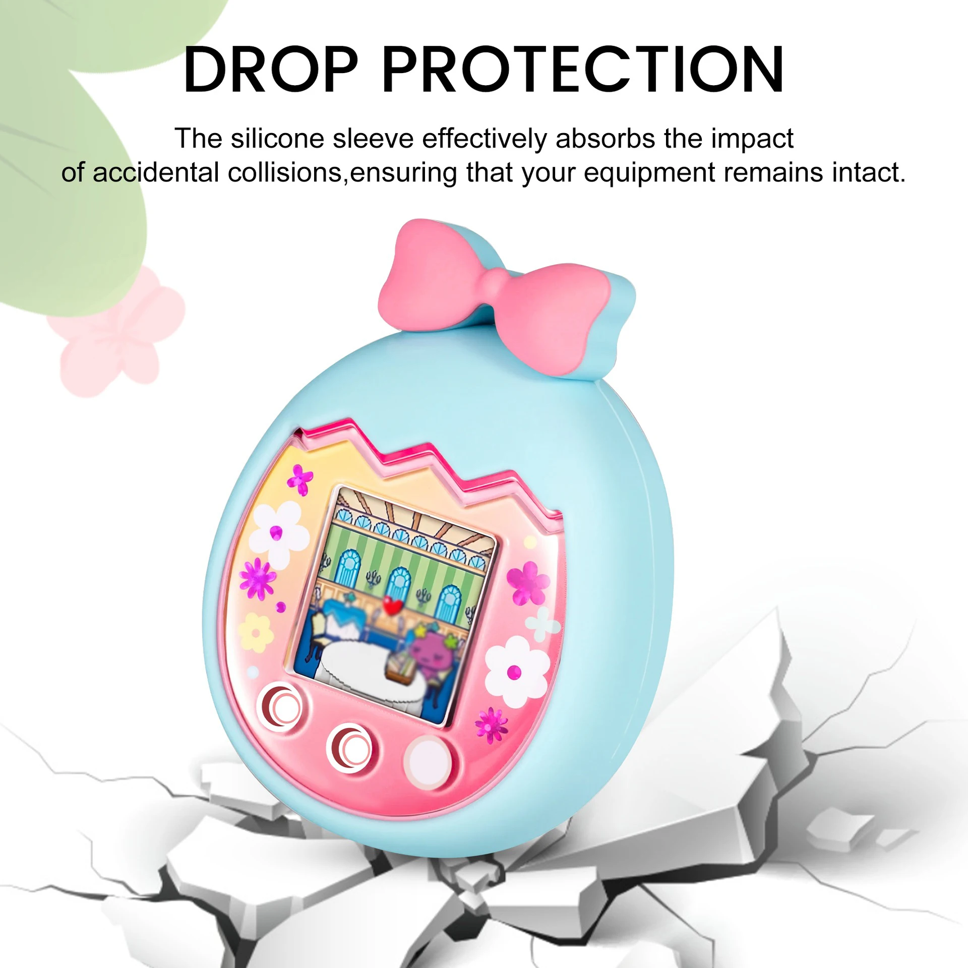 Фото Силиконовый защитный чехол для Tamagotchi Pix Virtual Pet Machine, мягкий чехол-накладка, защита от падений и царапин, чехол для игровой консоли Pet Game Console №3