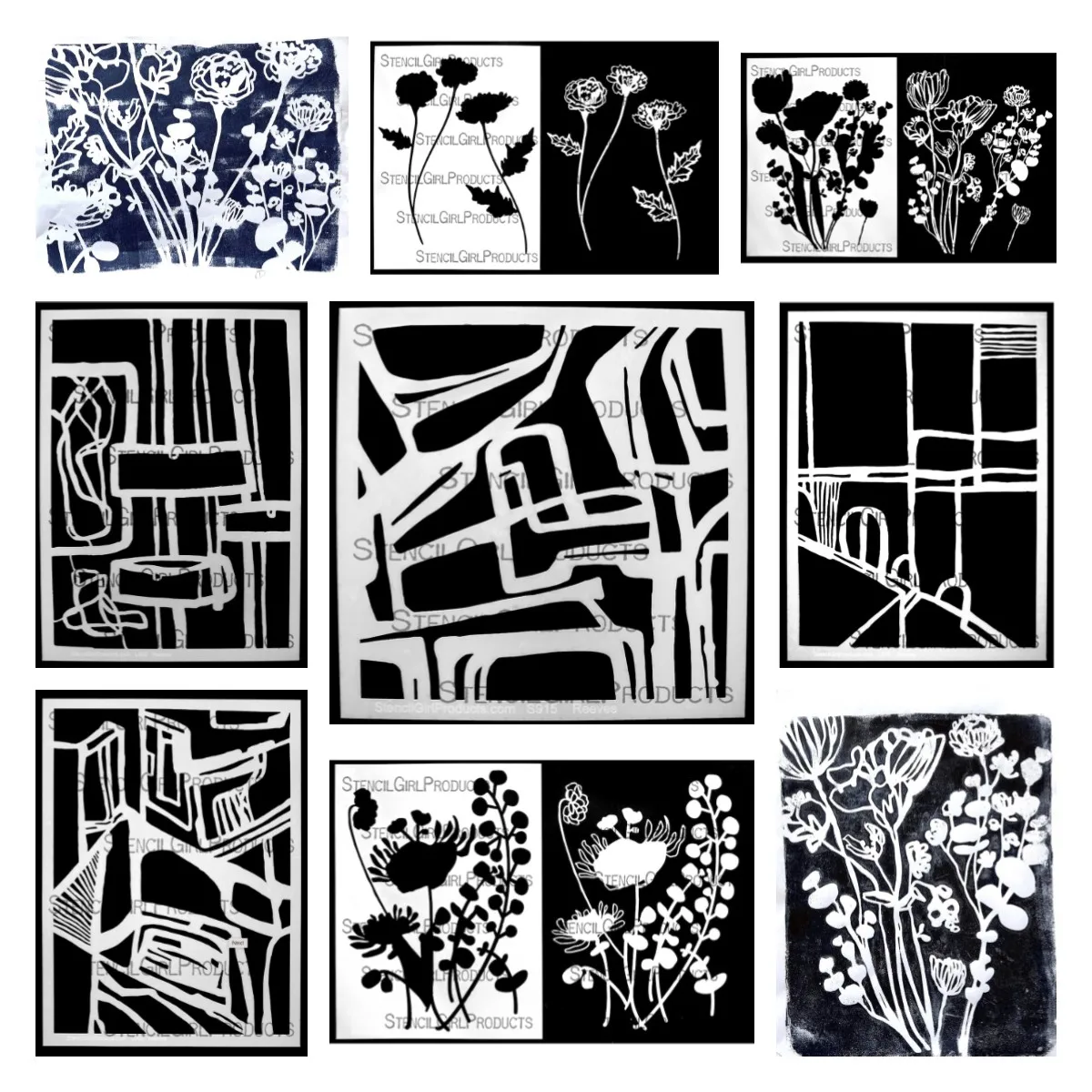 

Delicate Flower Imaginary Botanical Handicraft Stencil For Scrapbooking Album Decoration Craft For Paper Photo Diy Greeting