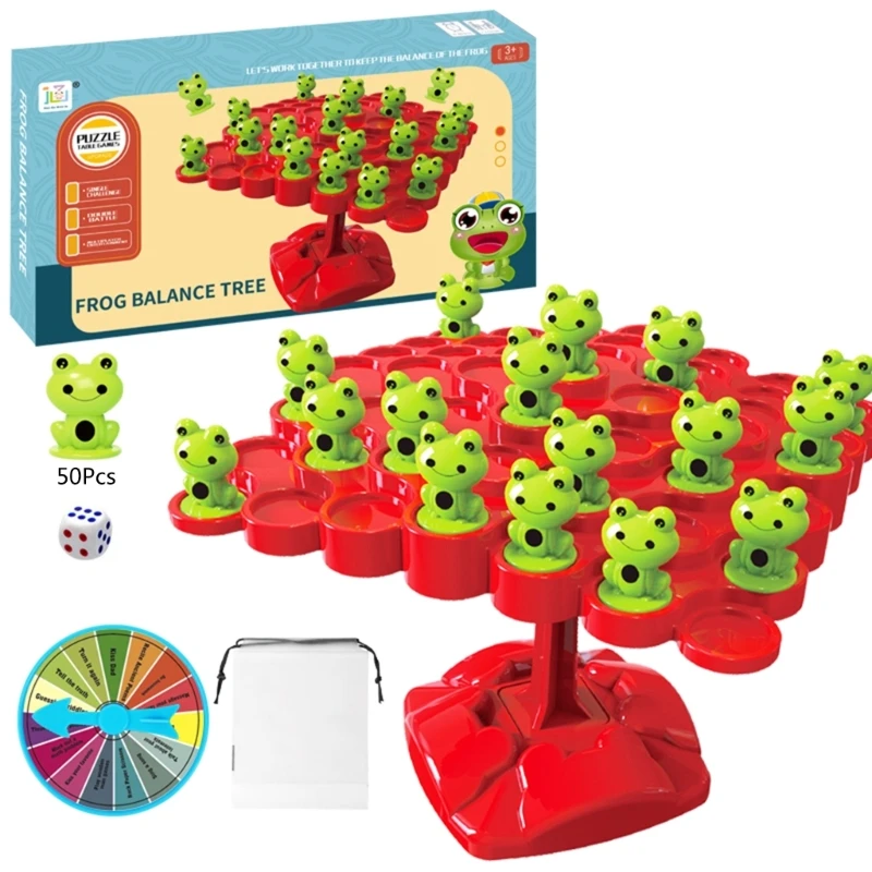 Обучающая математическая игрушка Монтессори с лягушками для детей старше 3 лет