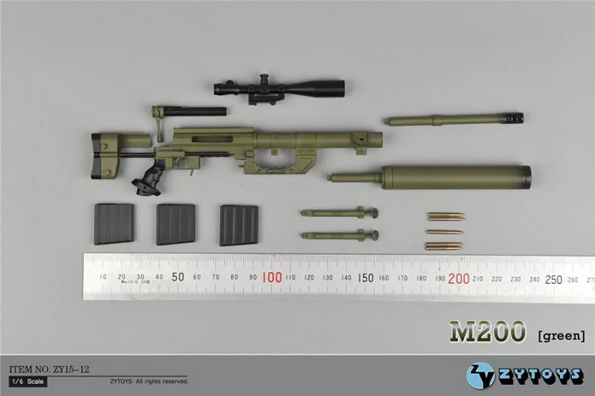

ZYTOYS M200 1/6 солдат снайперское оружие Модель игрушечные аксессуары подходит для 12 дюймов экшн-фигурка в наличии коллекционная