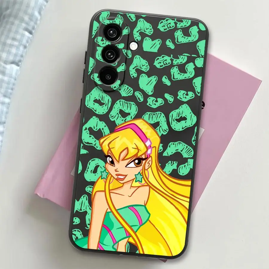Фото Новый чехол для телефона Girl W-Winx Clubs для Samsung Galaxy A57 A23 A06 A55 A37 A73 A51 A15 A05 A25 A16 A12 A52 A36 A50 A53 A17 №5