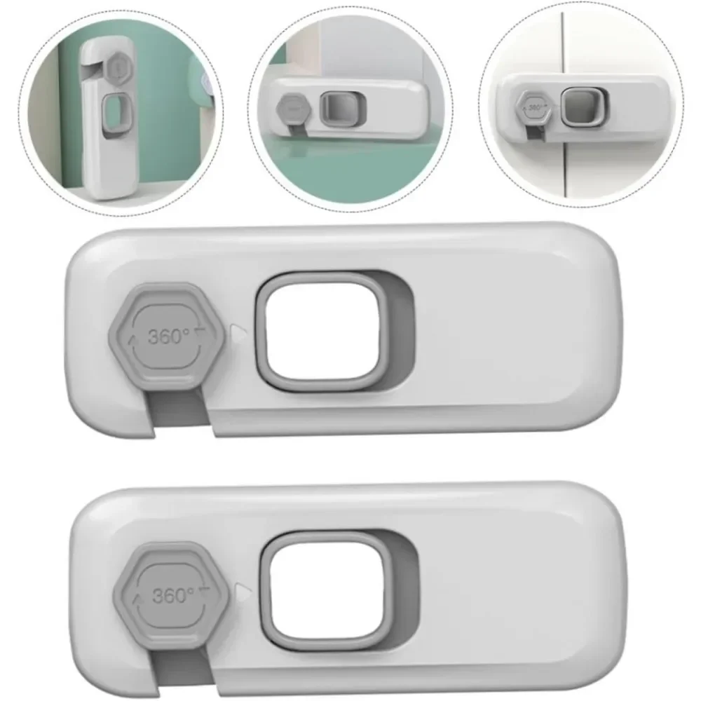 

Self Adhesive Baby Safety Locks Kids Cabinet Locks Child Anti Opening Refrigerator Lock Baby Anti Pinch Safety Protection Buckle