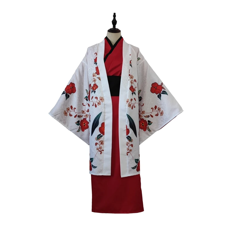

COSLEE Vtuber Nijisanji Luxiem Vox Akuma Cosplay Costume New Year Kimono Uniform Men Halloween Carnival Party Outfit 2022