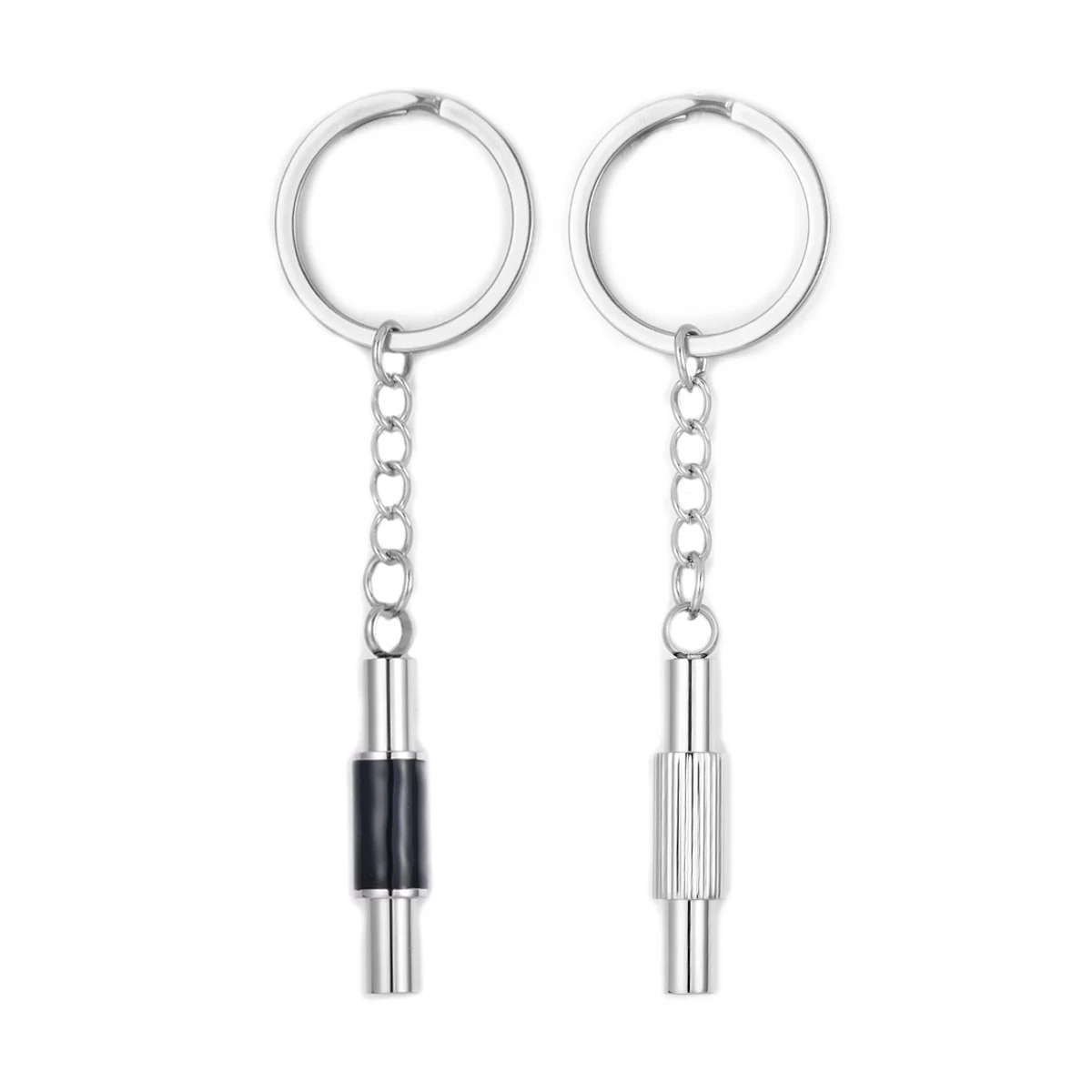 Прямая поставка брелок для ключей в виде бутылки из нержавеющей стали