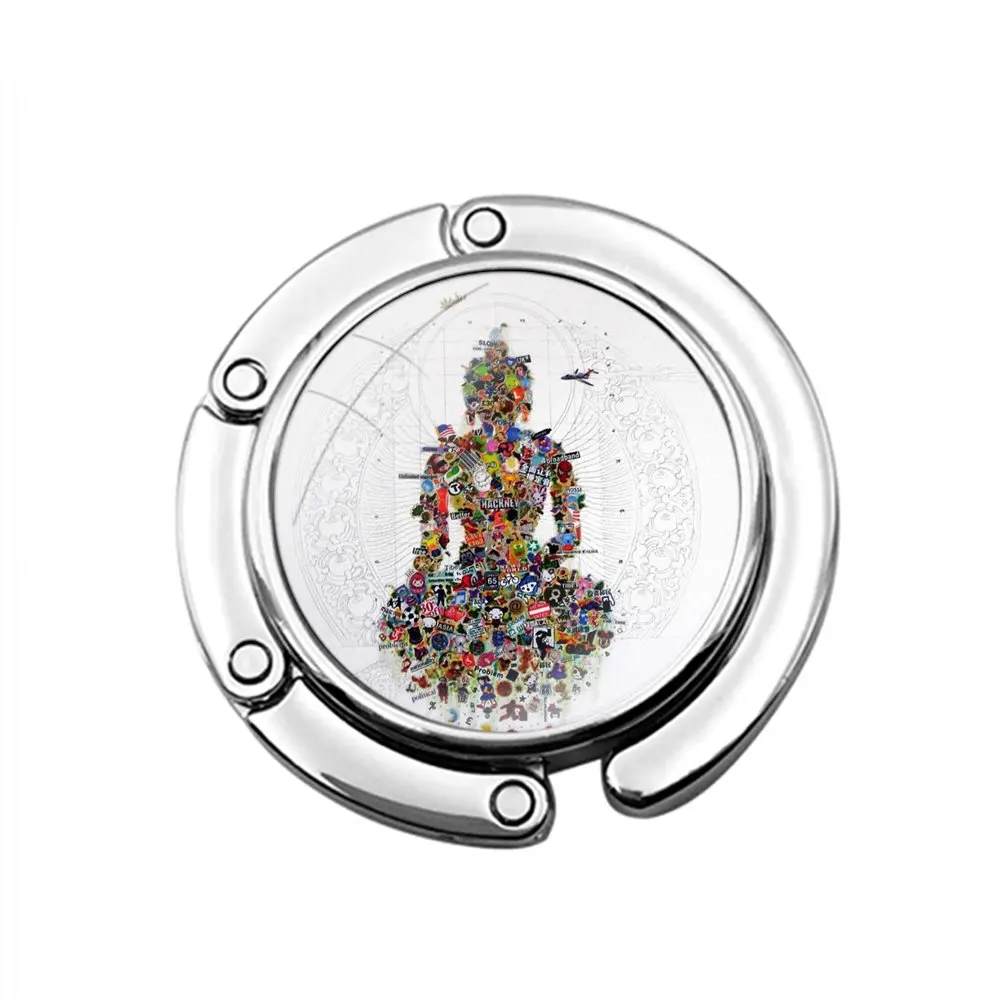 Крючок складной для женского стола художественный крючок с узорами в стиле