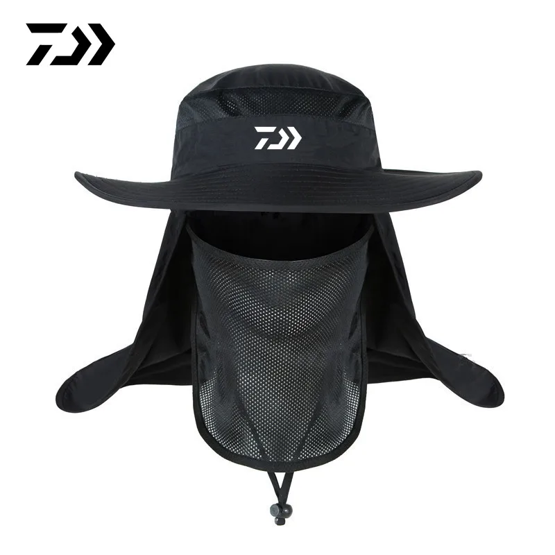 

Daiwa Summer Outdoor Sports Men's Women Fishing Sunscreen Uv Protection Breathable Sunshade Waterproof Quick-Drying Fishing Caps